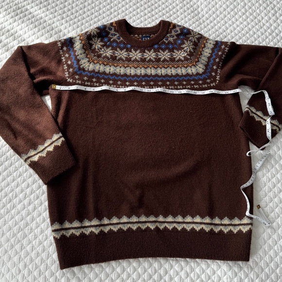 Gap Fair Isle Crewneck Sweater - Picture 1 of 3